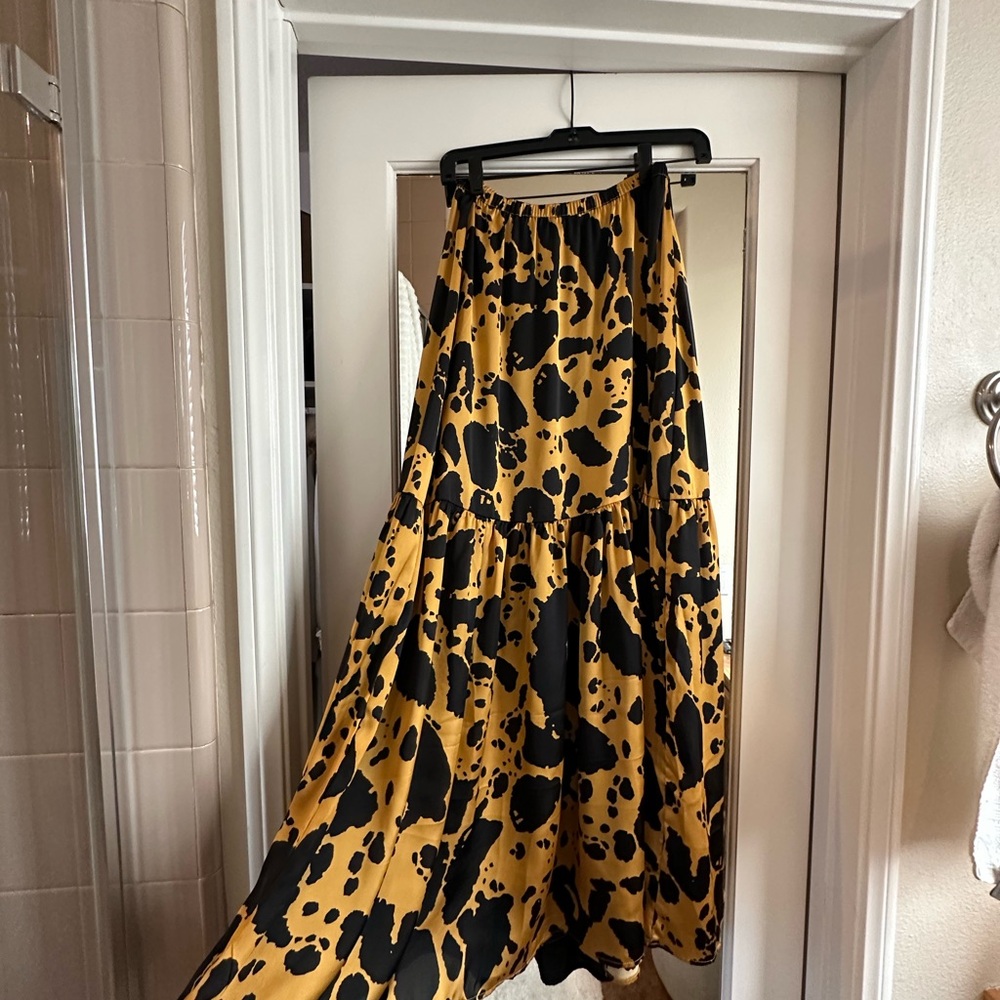 Stylish Leopard Print Skirt
